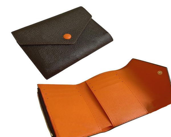 

women card holder credit cardholder genuine leather famous bankcard business package ladies purses mini wallets5731880, Brown;gray