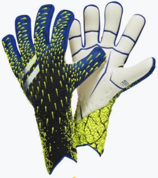 

zk new design professional soccer goalkeeper gloves latex without finger protection children adults football goalie gloves7696300, Black