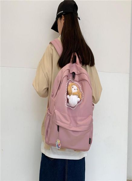 

school bags stylish backpacks high girls backpack for teenage multipockets 2021 book women mochila2810647