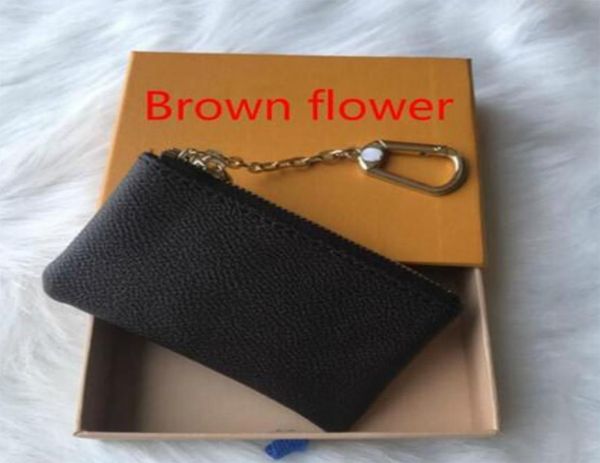 

keychain wallet designer classic wallets woman fashion designers clutch purses 4 colors with box9137578, Silver