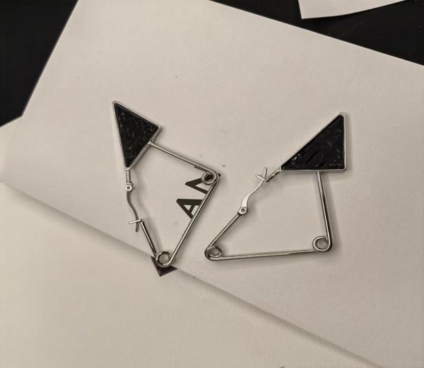 

european and american triangle letters dangle chandelier punk couple earrings and fast delivery6486721, Silver
