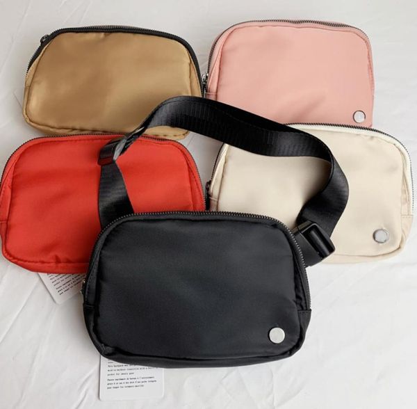 

2023 belt bag official models ladies sports waist bag outdoor messenger chest 1l capacity with brand logo upgrade silicone label and psh let