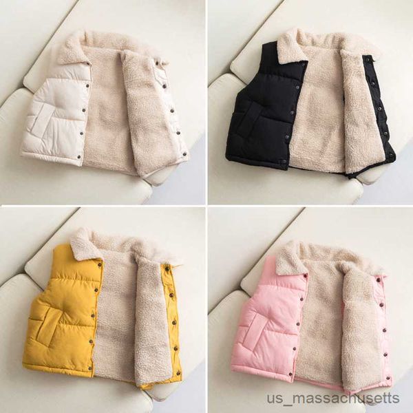 

down coat kids vest jackets for girls outerwear winter thick boy jacket new comes warm waistcoats baby children vests r230905, Blue;gray