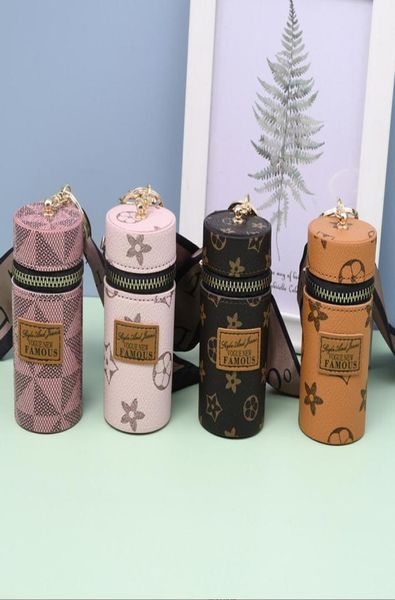 

designer letter printing keychain wallet keyring 12 style purse pendant car chain charm bucket bag flower mini coin holder keychai9818427, Silver