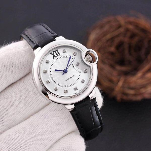 

aaa quality gold men's watch 33mm 36mm 42mm dial women automatic mechanical stainless steel sapphire male wrist watch one set watches, Slivery;brown