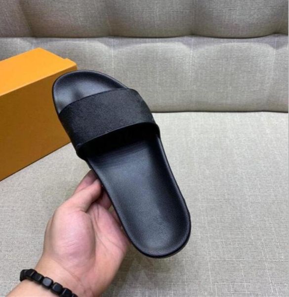 

2021 womens slippers women slides slipper summer sandals mens luxurys designers real leather platform sandal flats fashion ol8156571, Black