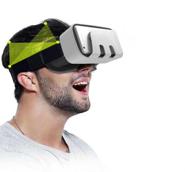 

brand designer vr glasses headset bluetooth remote control universal vr box virtual reality 3d vr glasses game movie 3d univer3713809, White;black