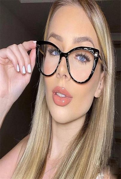 

sunglasses designer reading glasses women 2022 anti blue light blocking cat eye frame4076922, White;black