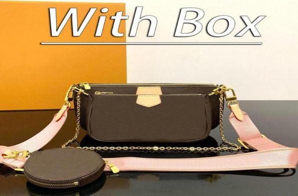 

3piece set of multifunctional pochette accessories messenger bag purse handbag designer oneshoulder ladies leather bag9978597, Red;black