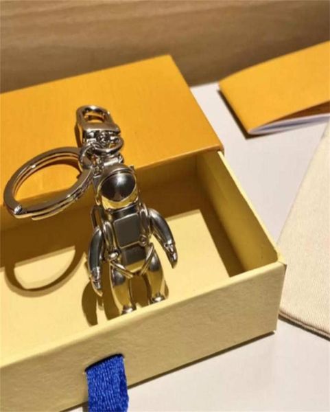 

designer key buckle keychain bag pendant accessories handmade car keychains man woman fashion bags7903543, Silver