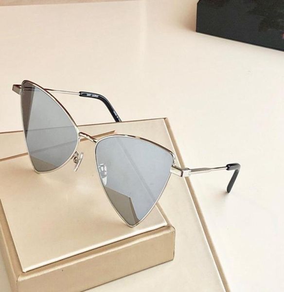 

new 303 sunglasses fashion women triangle popular full frame uv400 lens summer style triangle frame come with case1269798, White;black