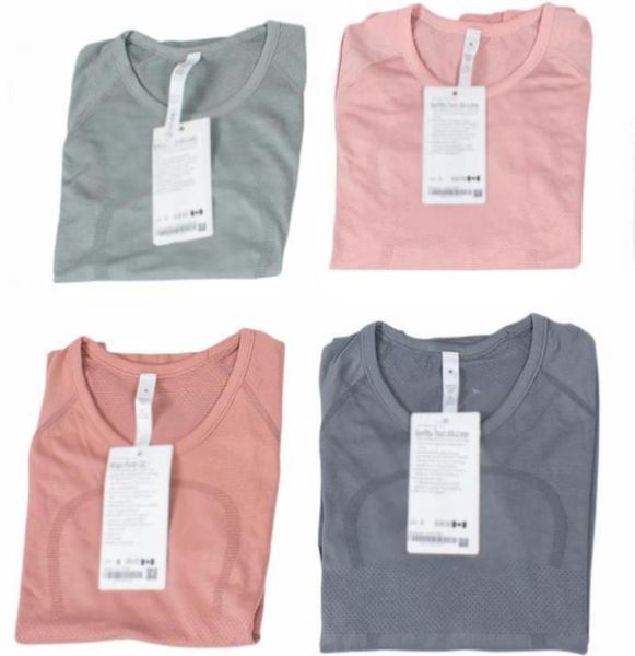 

tight quick dry breathable soft yoga 17 colors designer pullover round neck sport long sleeve tshirt fitness gym workout 3472418