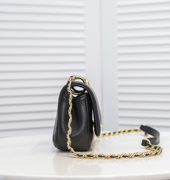 

fashion designer bags ladies chain genuine black leather large capacity shoulder bag crossbody bag17235229250