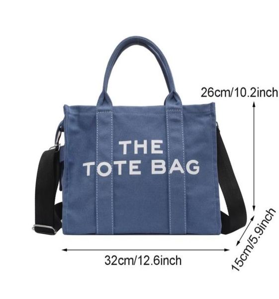 

2021 women shoulder bags canvas large tote bag cloth shopper for letter printing crossbody handbag2670570
