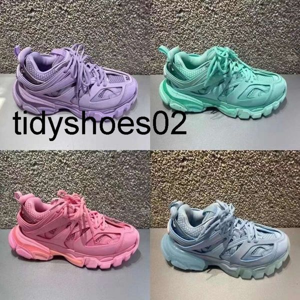 

balenciga casual shoes with thick soles to increase fashion both male and female for student couples, Black