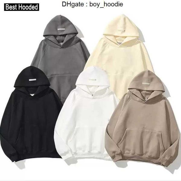 

ess designer hoody men hoodies pullover sweatshirts loose long sleeve hooded jumper mens women lovers clothing 51yz, Black