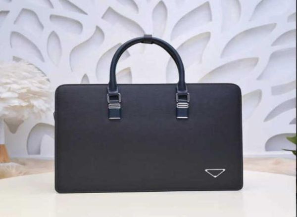 

shoulder briefcase black leather designer handbag business lapbag messenger bags with nameplates totes men039s luggage comp5247633