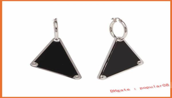 

triangle earings women men fashion jewelry stud hoop designer accessories womens designers gold designer earring pearls 2105223ly3424220, Silver