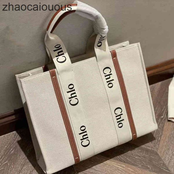

canvas cloe designer bags woody 2023 totes tote bag summer leisure japanese printed letter shopping large capacity fashion versatile c78e