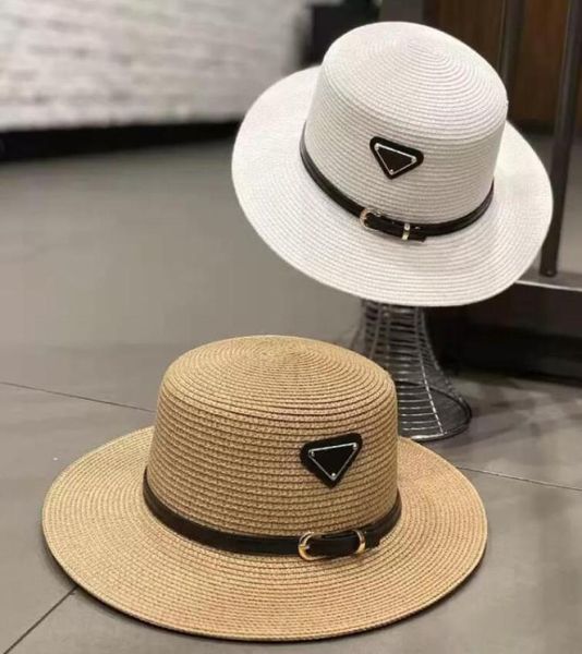 

designer straw hat luxury gentleman cap men039s and women039s sun hat8529659, Blue;gray