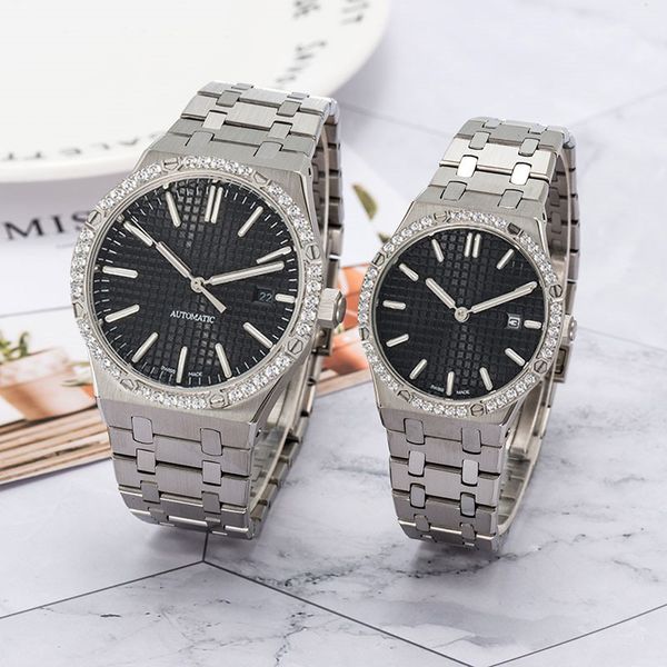 

aaaa mens quartz watch stainless steel strap sport vk chronograph waterproof watch, Slivery;brown