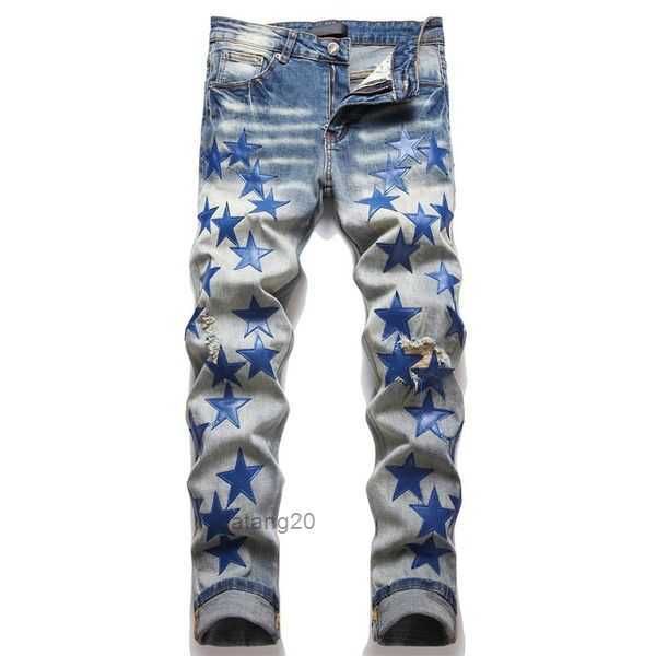 

purple jeans mens jeans amri jeans hip hop jeans black denim tears for man mens luxury designer denim jeans men embroidery mens fashion jean, Blue