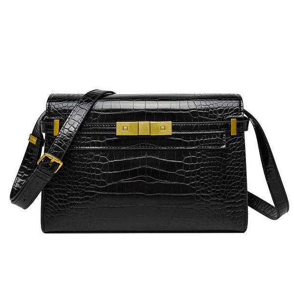 

designer brand evening handbags online shop genuine leather bag 2023 new crocodile crossbody shoulder trend for women with real logo