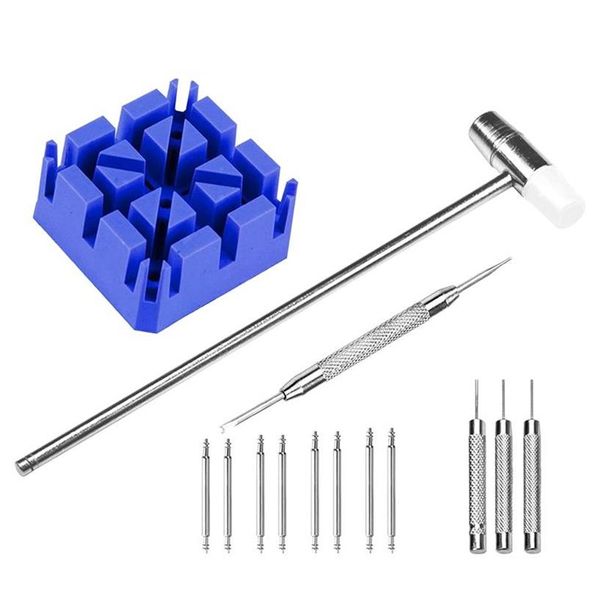 

repair tools & kits watch kit for strap link pin remover strap holder manual spring lever tool kit 14pcs and removal301j