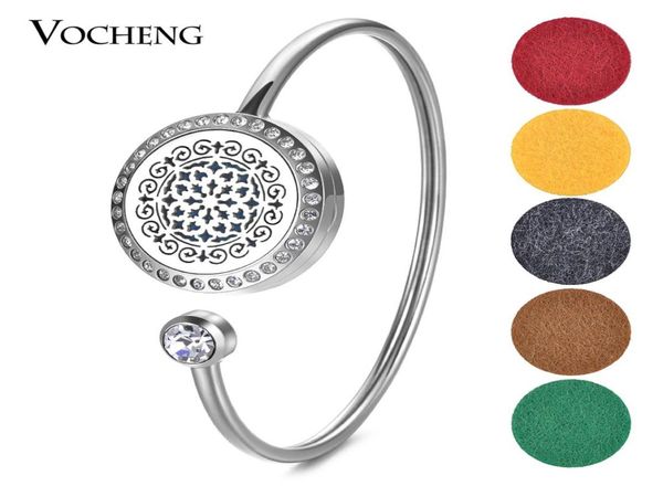

25mm essential oil diffuser locket stainless steel bangle fit 18mm felt pad with crystal without felt pads va5904812215, Golden;silver