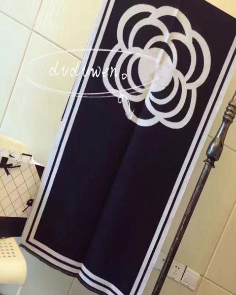 

180x65cm classic letter accessories scarf fashion flower c scarves for elegance lady selection boutique tippet3255716, Blue;gray