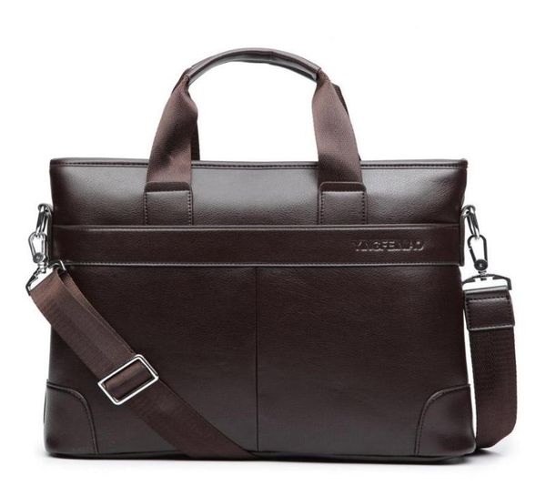 

fashion handbag men briefcase men039s business bag pu leather lapbag designer male shouler messager bags men tote bags7819307