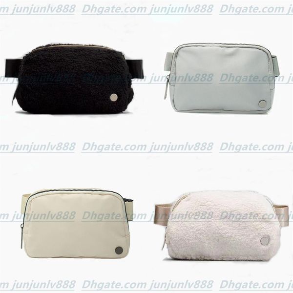 

classicbelt bag fanny pack designer classic bum chest yoga bag bumbag nylon wool cloth with soft nap womens men shoulder cross301r