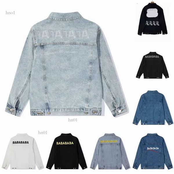 

mens womens designers denim jackets men s casual winter coats branded fashion luxe mans jacket stylist outwear clothes outdoor283, Black