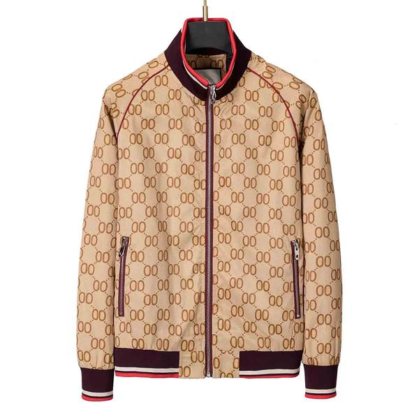 

fashion mens designer jacket hats striped windbreaker sportswear outerwear wind casual plus print baseball zipper hoodies jackets coats, Black;brown
