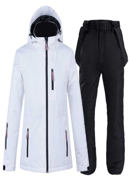 

skiing suits new 35 degree women ski suit snowboarding jacket winter windproof waterproof snow wear thermal ski jacket and strap 2101616