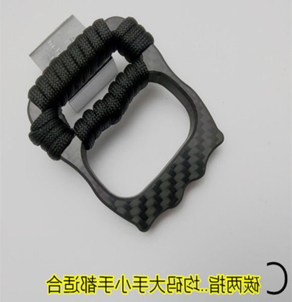 

carbon fiber button finger fist tiger four boxer legal self edc designers defense ing supplies ring hand ppprain hynv8822489, Silver