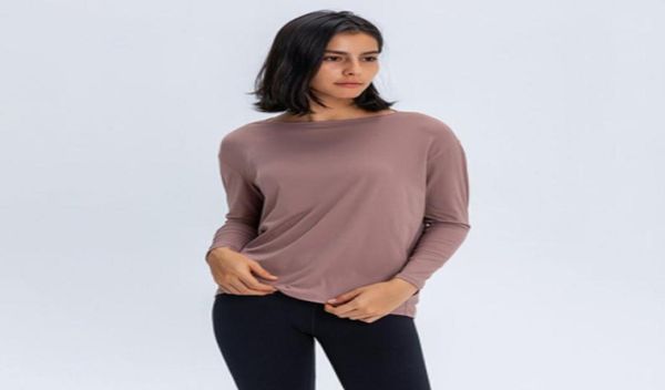 

align women's yoga fitness exercise running dance training blouse soft breathable quick-drying long-sleeved7789576