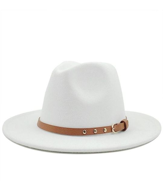 

wide brim hats women men wool felt tassel jazz fedora panama style cowboy trilby party formal dress hat large size yellow white a78387751, Blue;gray