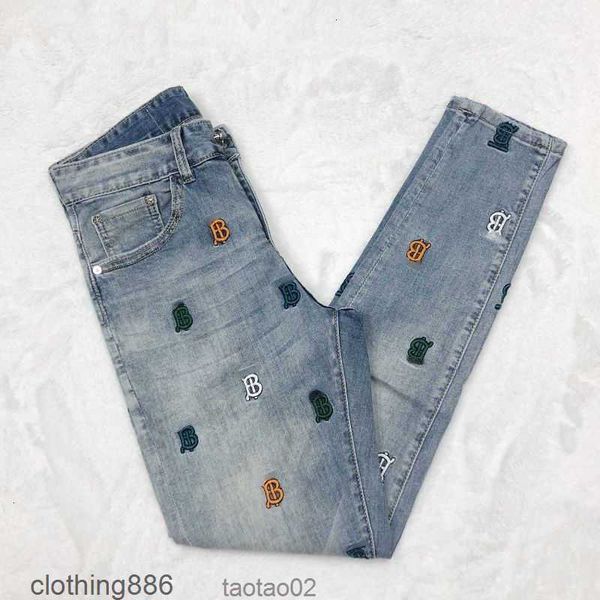 

oversized mens jeans designer pants tb embroidered trousers men women casual 4xl 5xl 6xl #01y7xg, Blue