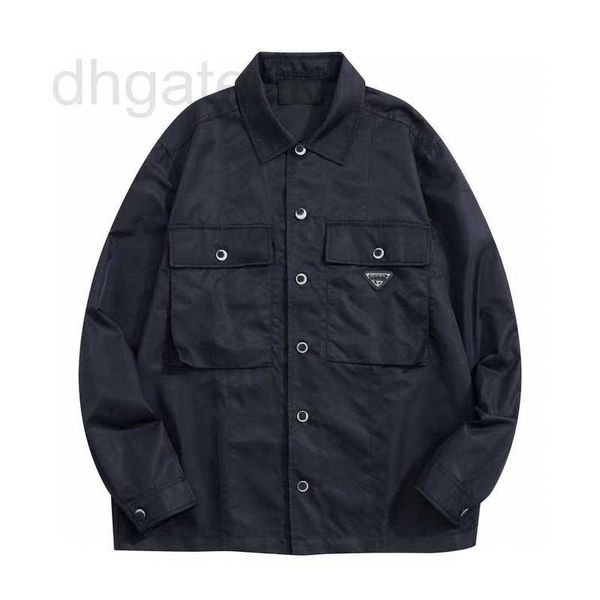 

women's jackets designer high edition 2023 autumn/winter new casual versatile loose fit regenerated nylon jacket nenk, Black;brown