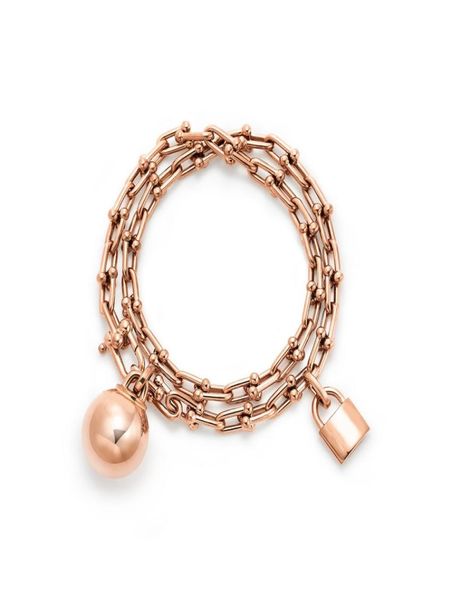

luxury style stackable ball lock charm bracelet 12mm ball diameter jewelry 1:1 fashion ladies gift wholesale7968402, Golden;silver
