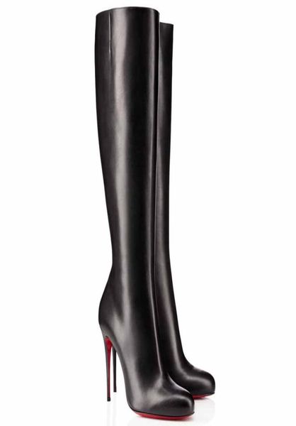 

elegant winter brands women's fifi botta tall boots lady boot high heels famous dress party over knee booties partys wedding6479105, Black