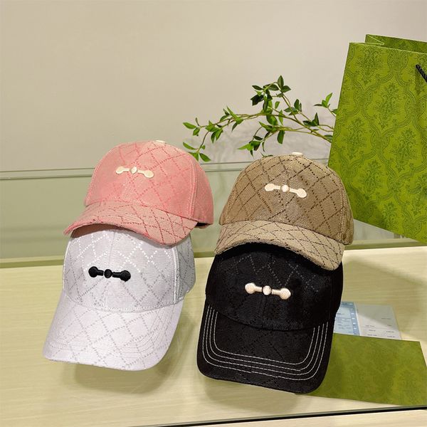 

Fashion Ball Caps Designer Cap Grid Hats for Fashionable People 4 Colors, C4