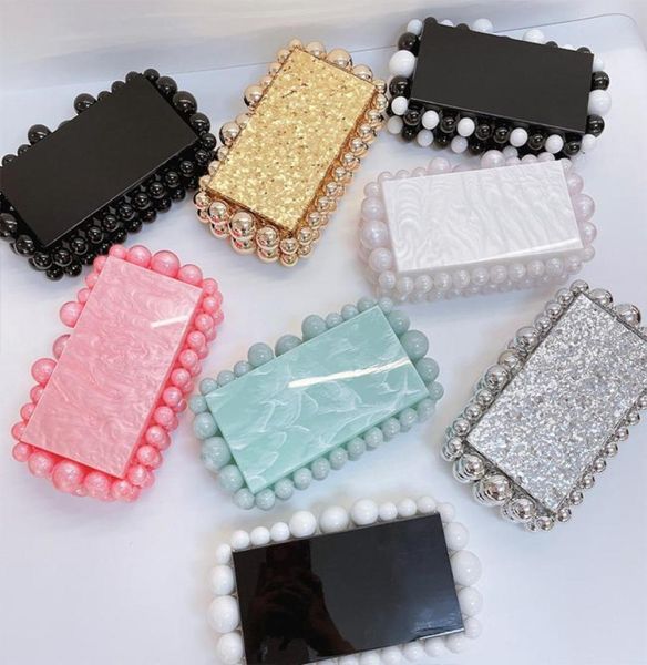 

beading acrylic clutch bag beads box evening designer luxury gold silver novelty purses and handbags leopard wedding party x60r 228293500