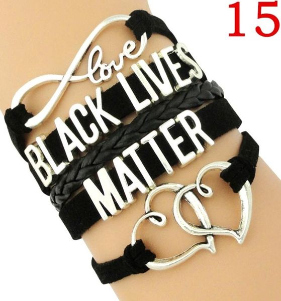 

black lives matter bracelet i cant breathe bracelet handmade classic bangle for women men jewelry gift support the black gift4447683, Golden;silver