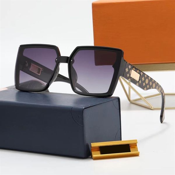 

fashion designer sunglasses classical polarized man woman eyeglasses summer goggle beach sun glasses letter design 7 colors option244r, White;black