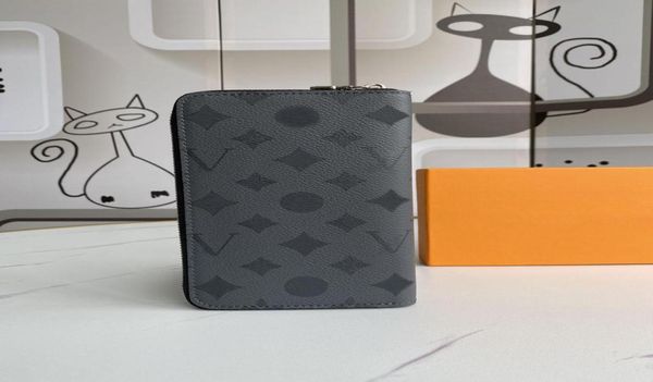 

2021 fashion flowers designer wallets luxurys mens womens leather bags classic letters key coin purse original box pl8222634, Red;black