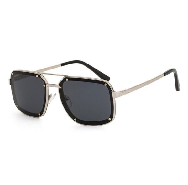 

fashion men sunglasses whole exquisite metal screws series gentleman sunglasses large square frames mechanical retro style hig9743622, White;black