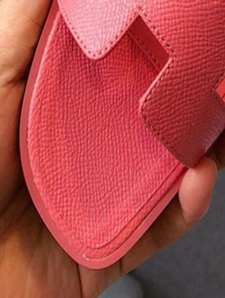 

h womens summer sandals beach slide slippers odile skin leather flip flops heels ladies sandali fashion designs orange sc9086557, Black