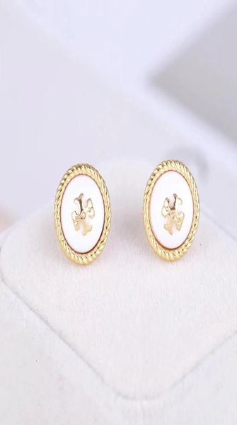 

brass material stud earrings with blue and black and white pearls in 18k gold plated jewelry gift wedding ps66182019571, Golden
